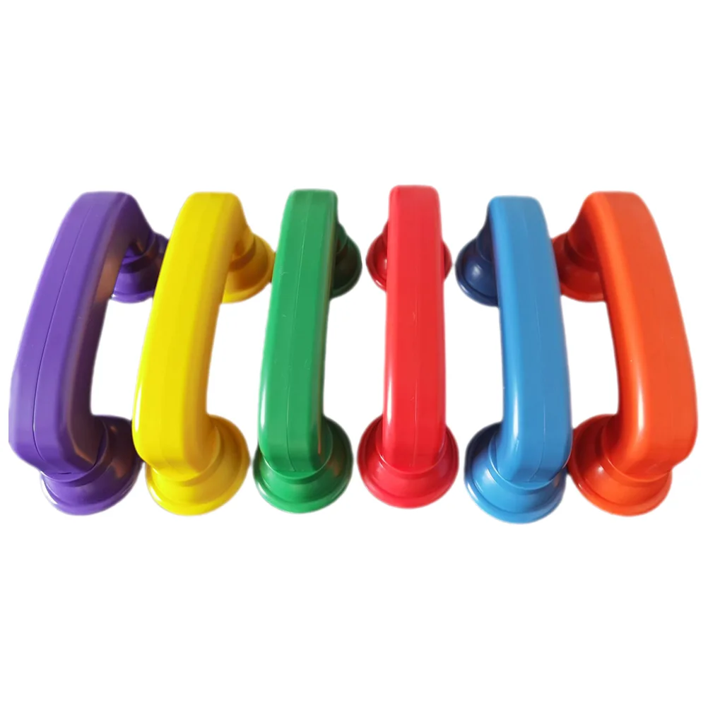 6 Pcs Toys for Toddlers Reading Whisper Phone Early Decorate Educational Plastic Phones Child