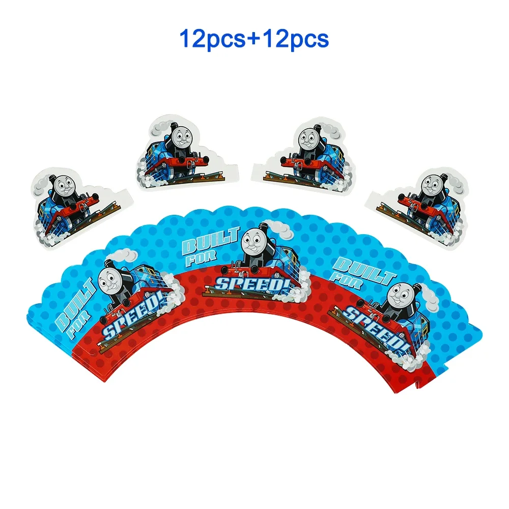 Description Picture 3 of itemThomas&Friends Kids Birthday Party Balloon Plates Tablecloth Baby Shower Decorations Disposable Tableware Supplies Thomas Train