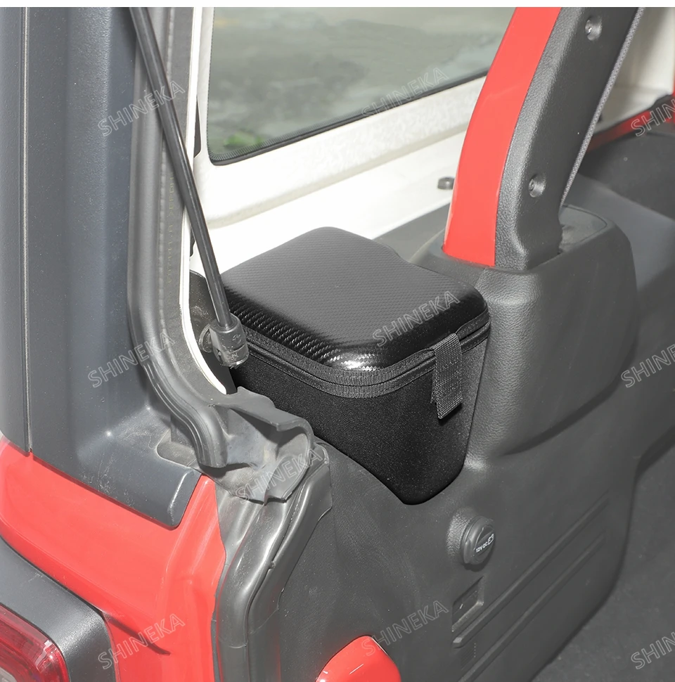 SHINEKA Aufbewahrungsbox für Jeep Wrangler JL 4-Türer 2024 2025 und Neuer, Seitlicher Kofferraum-Organizer, Innenraum-Zubehör – Detail 6