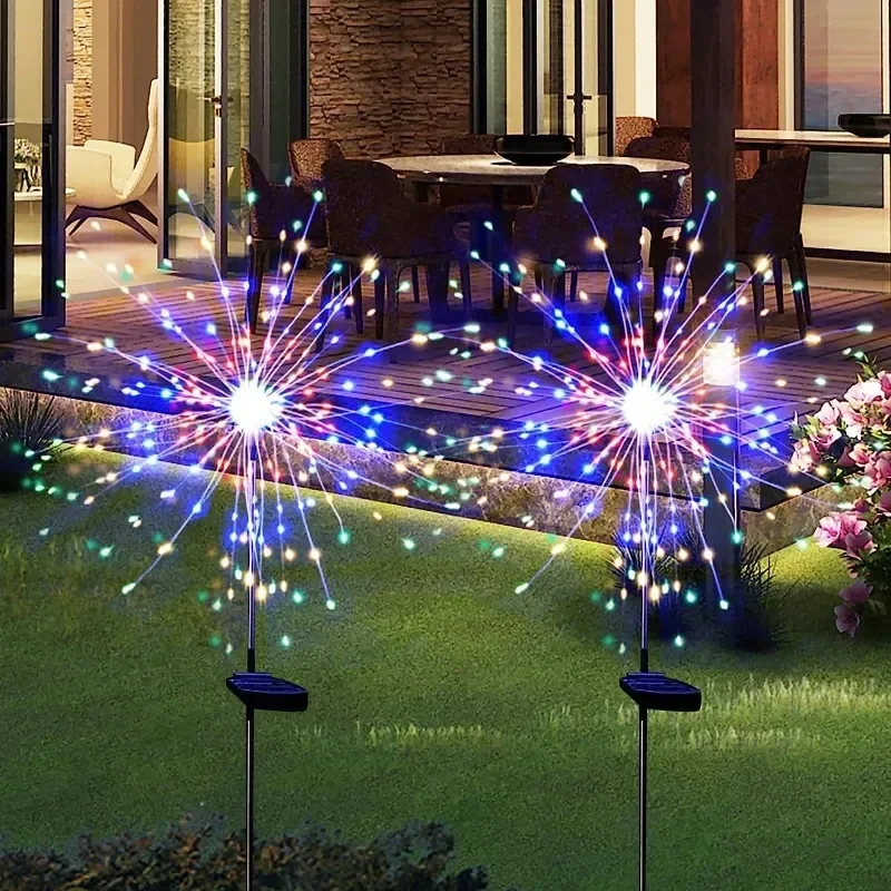 String Lights Solar Powered String Lamp Tree Waterproof Outdoor Bulb for Lawn Patio Garden 90/120/150/200 LEDs Light DIY Decoration