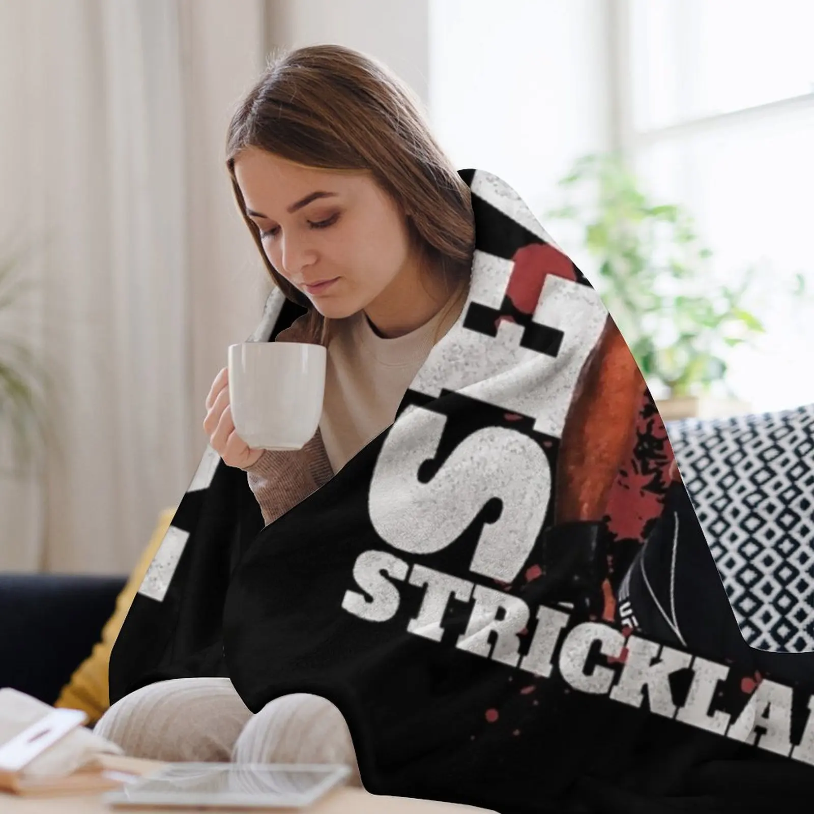 sean strickland Fighter Throw Blanket anime for babies Blankets 3