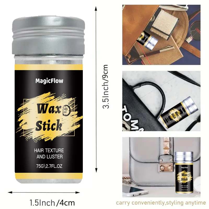 Hair Wax Stick Gel Cream Styling Hair Frizz Fixed Fluffy Broken Artifact Children Men And Women Styling Wax Stick