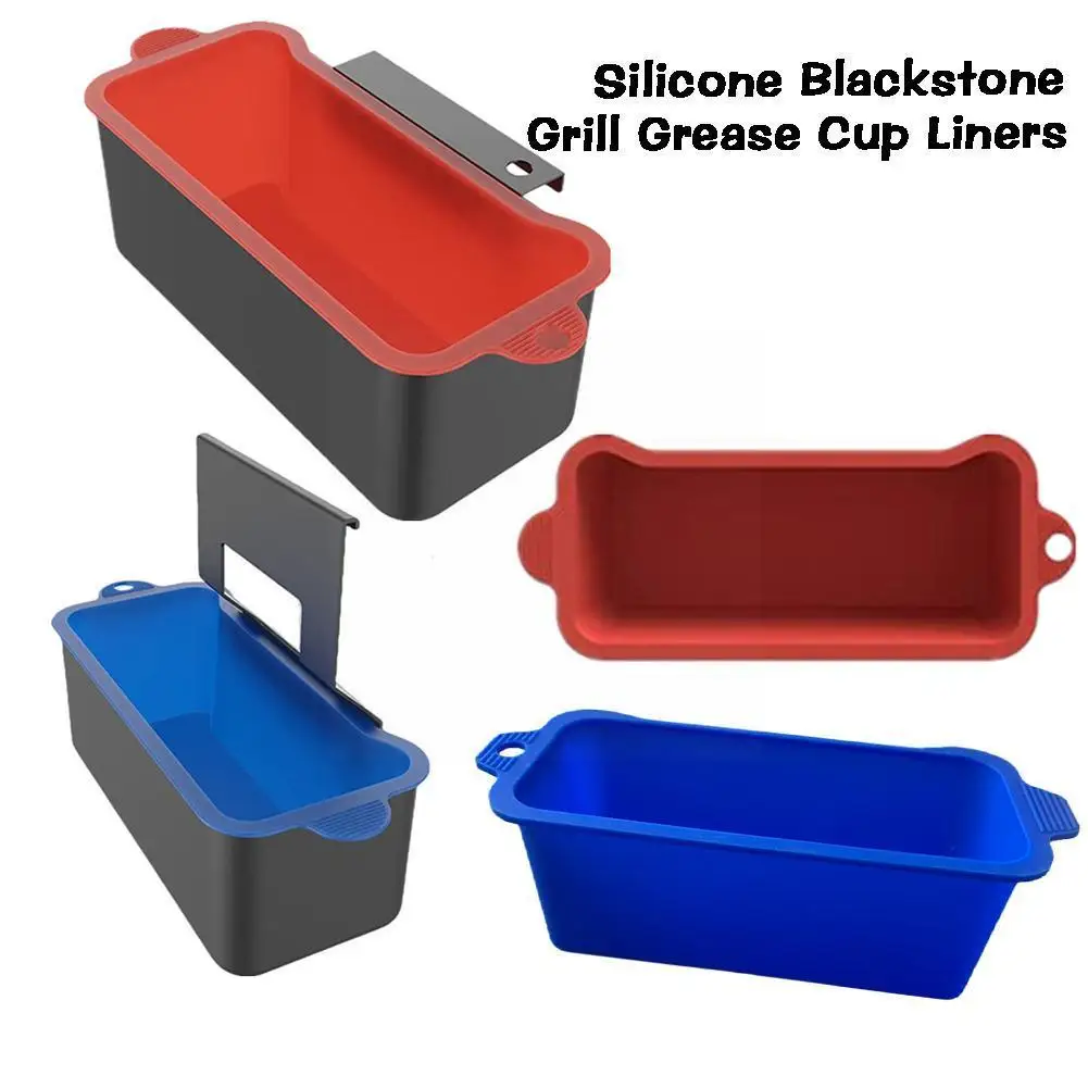 

Силиконовая капельная сковорода для гриля Blackstone Griddle, многоразовый моющийся коврик для смазки, подложка для чашки для барбекю, выпечки Coo Z1T1