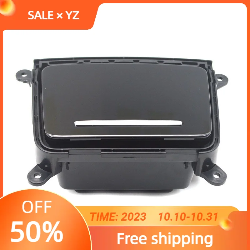 

Storage box oddments box Piano paint black For Audi A4 B9 A5 Q5 facelift Central control sundries box Piano paint panel