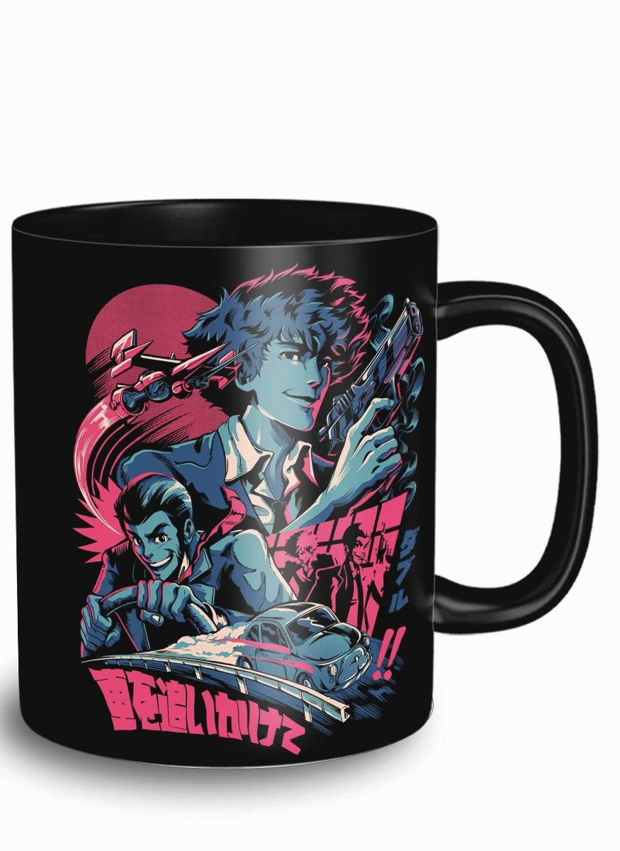 Sparkling Black Anime Cowboy Bebop Cowboy Bebop 65 Mug Cup Pialat For Tea Coffee Mug For Water Mugs Aliexpress