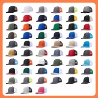 Custom Embroidery Color Blocked Mesh Hat for Men and Women Baseball Cap Wholesale Design Print Richardson Truck Driver Hat 2