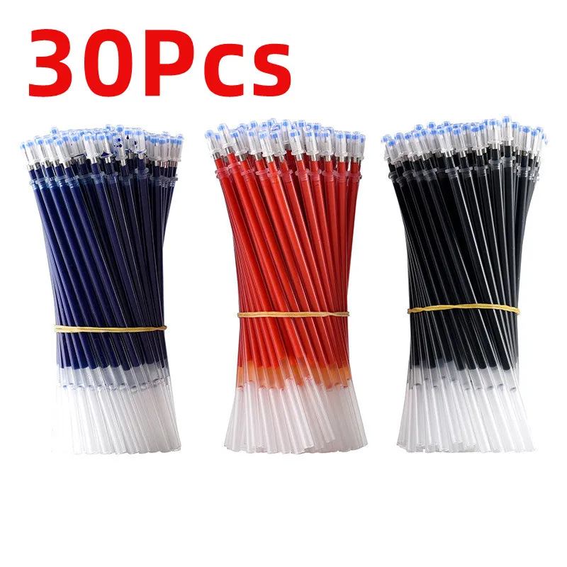 30PCS/lot 0.38mm Gel Pen Refill Ink Refill Full Syringe Student Office Study Supplies Strongly Sticky Silicone Double Energy 1pcs gpu cpu thermal silicone grease compound glue cool cooling paste heat sink glue strongly sticky 5g