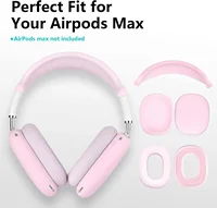 For Airpods Max Headphones, Silicone Cover for Apple Airpod Max Accessories Cases Silicone Case 2