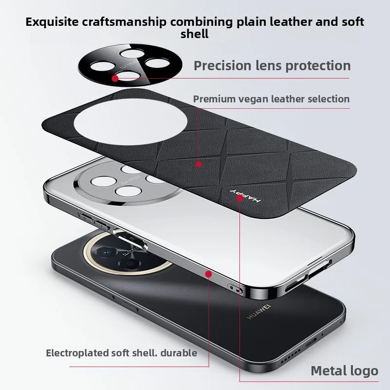 Luxury Frosted Leather Fall-Proof Phone Case