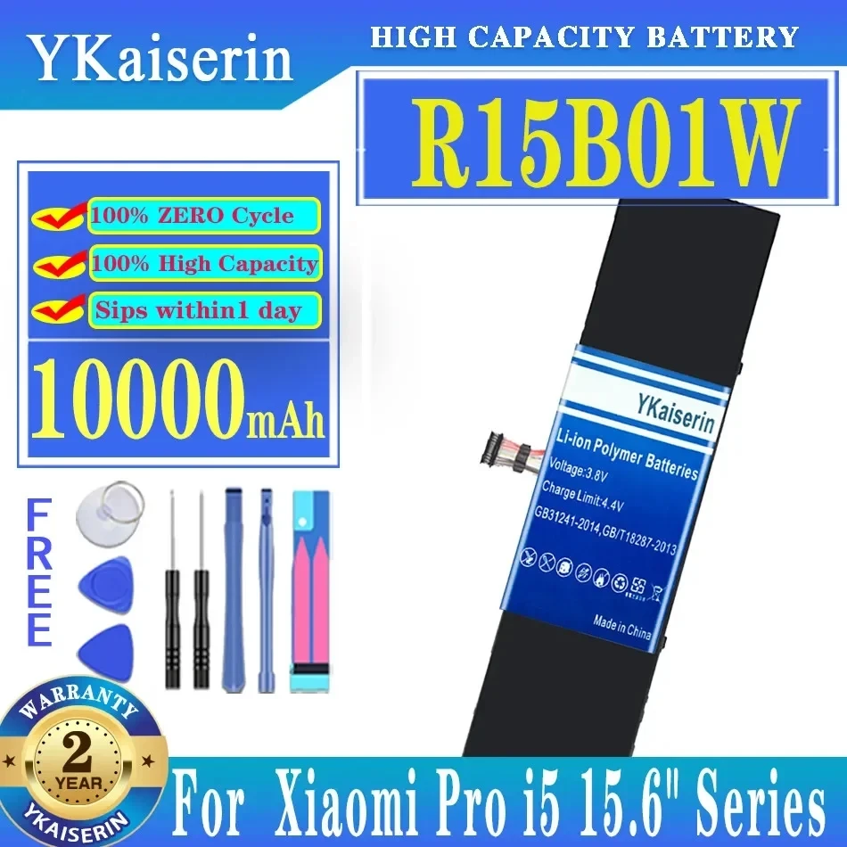 

YKaiserin 10000mAh Laptop Battery For Xiaomi Pro i5 15.6 R15B01W + Track NO.