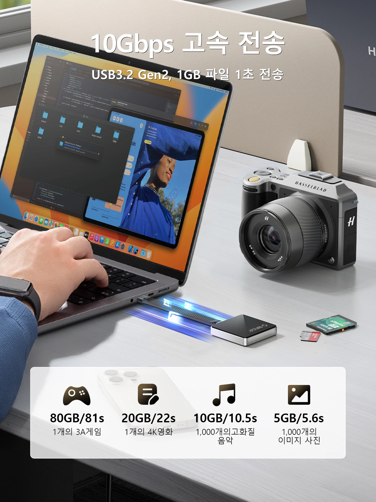 ORICO M.2 NVMe 2230 SSD Ŭ, ׳ƽ 10Gbps M.2-USB CŸ  ,  15  ƽ   ƺϿ