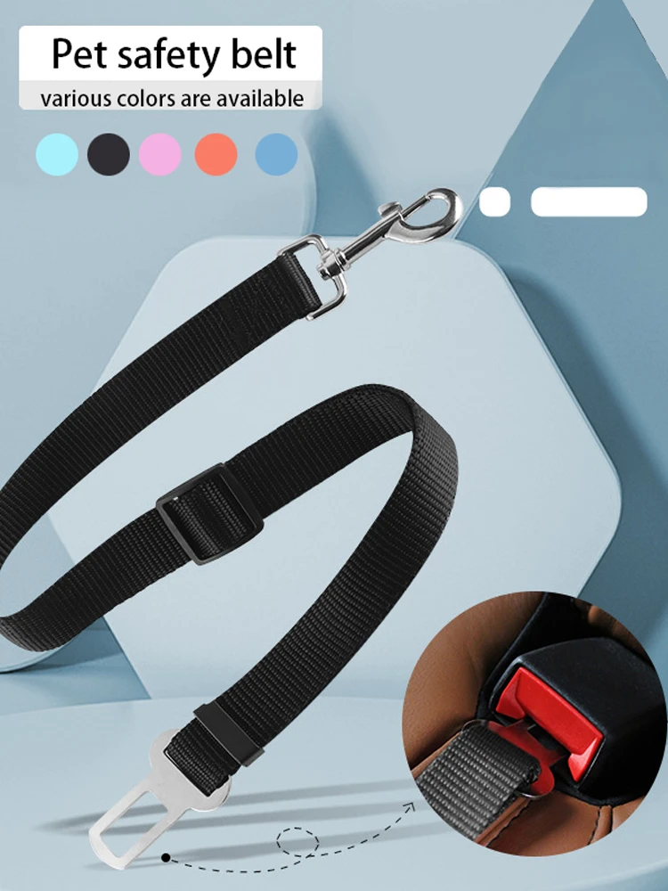 Dogs Accessoires Adjustable Car Seat Belt Pet Cat Dog Pet Seat Vehicle