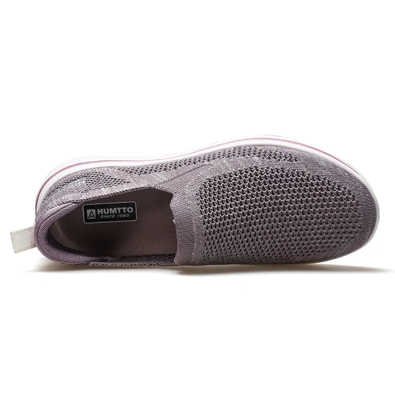 HUMTTO Shoes for Women Summer Flats Sneakers Womens 2023 Luxury Designer Black Casual Ladies Loafers Breathable Running Trainers