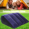 Inflatable PVC Flocking Pillow Wedge Love Pillow Triangle Foldable Master Cushion Labor-saving Sitting Camping Pillow Furniture 2