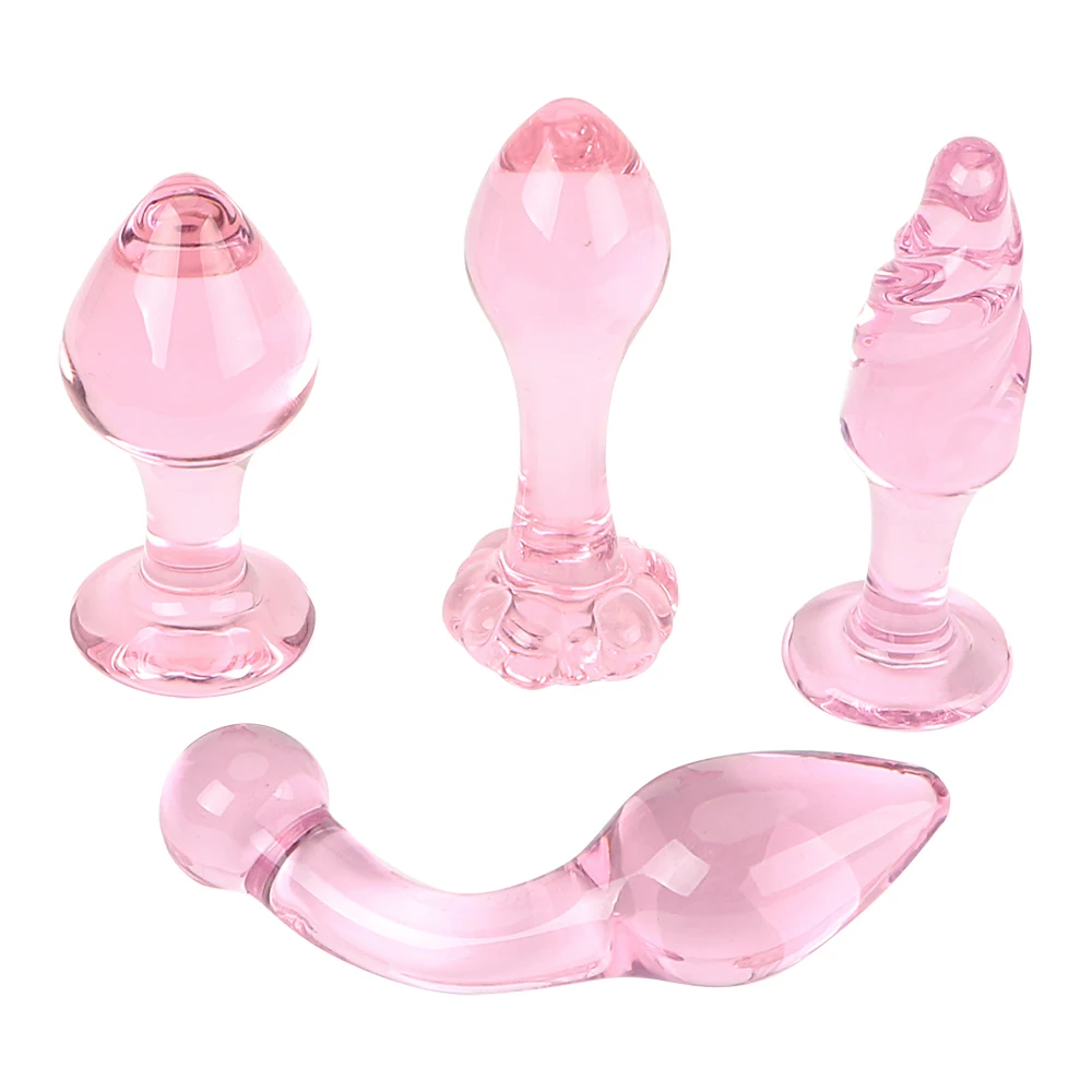 Glas analplugg kristall prostatamassör för vuxna_voghion.com