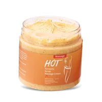 Crème de Massage au curcuma, gommage à la vague de chaleur, transpiration, sport, raffermissement de la peau, 120g 4