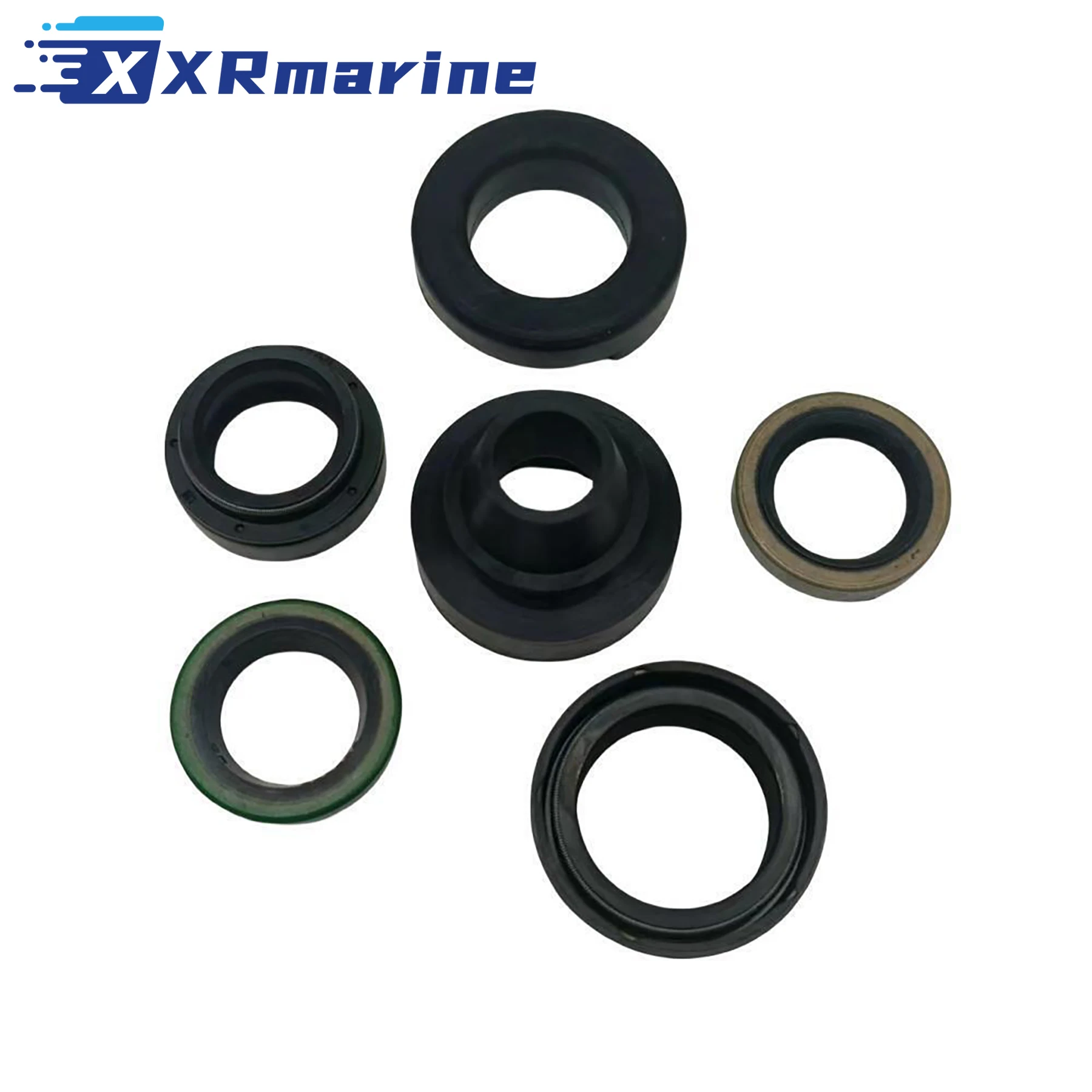 Lower Unit Gearcase Seal Kit For Johnson/Evinrude Outboard 25 40 48 50 HP (1989-2005) Small Housing 433550 0777551 18-2694