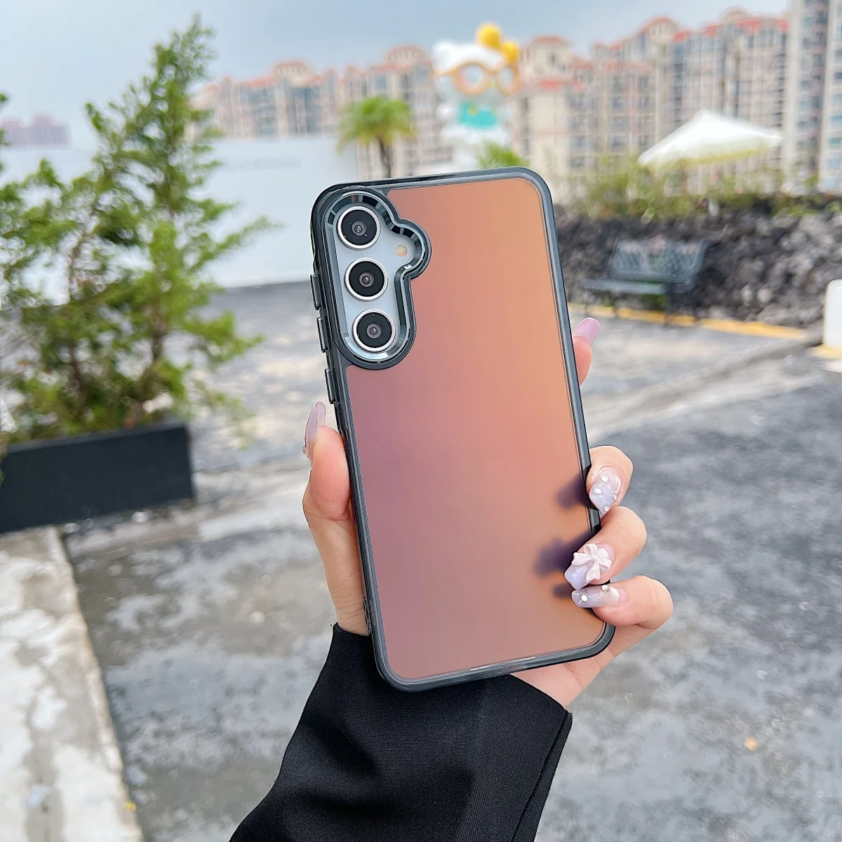 Luxury Gradient Laser Aurora Phone Case