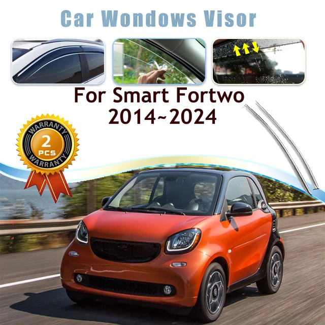 2PCS Car Window Visor For Smart EQ Fortwo C 453 2014~2024