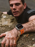 2 bracelets de sport en silicone pour Apple Watch, 46mm, 42mm, 49mm, 44mm, 40, 45mm, bracelet bicolore pour iWatch 11, 10, 9, 8, 7, 6, 5, 4 SE 5