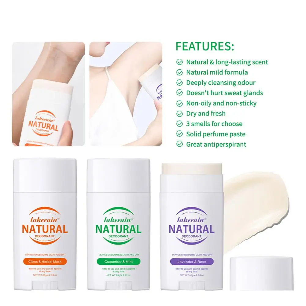 

85g Body Underarm Odor Removal Cream Deep Penetration Cream Deodorant Easy Skin Absorb Underarm Care To Men Ointment Women J0d1