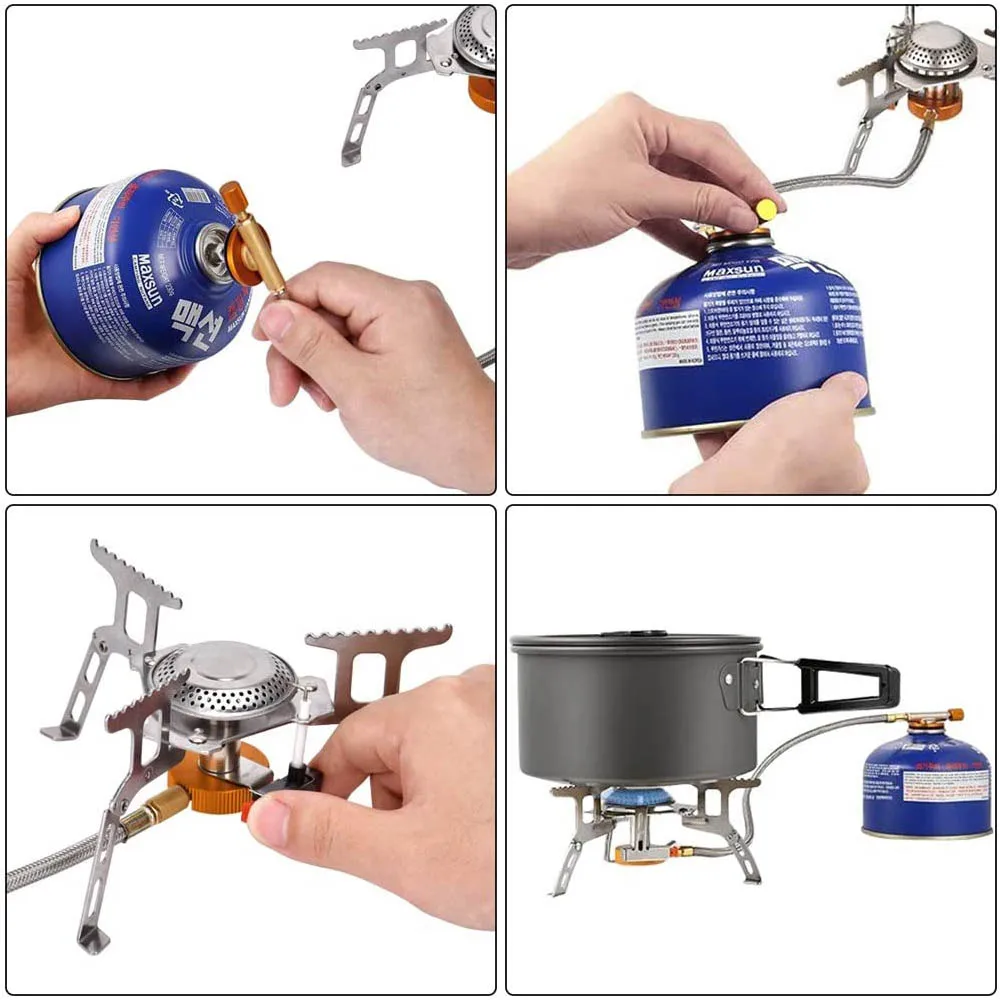 Camping Gas Stove Outdoor Tourist Burner Big Power Heater Tourism Cooker Barbecue Tourism Supplies Picnic Equipment 2 Camping Gas Stove Outdoor Tourist Burner Big Power Heater Tourism Cooker Barbecue Tourism Supplies Picnic Equipment 2