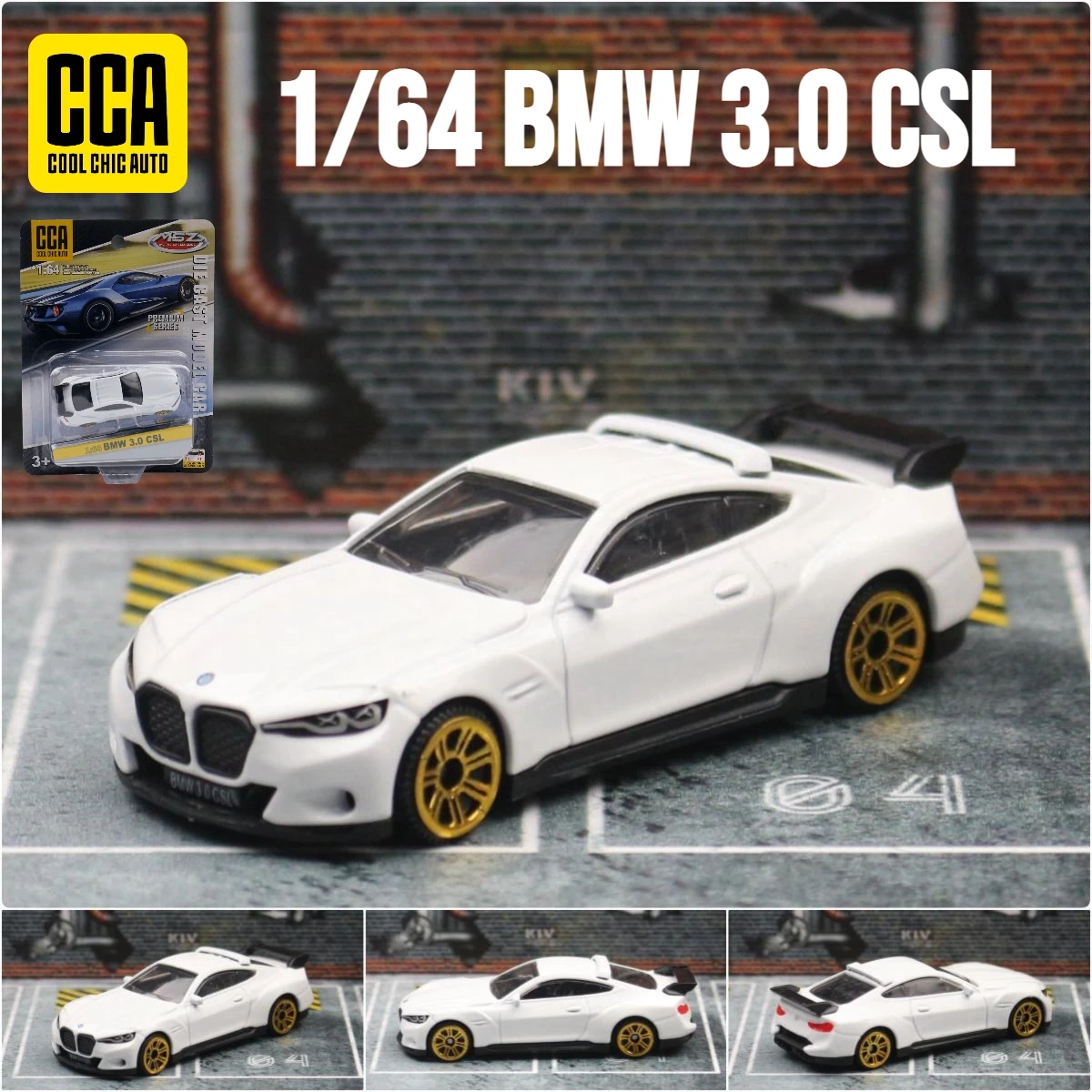 MINICHAMPS ミニカー BMW3.0 CSL 別注 箱付