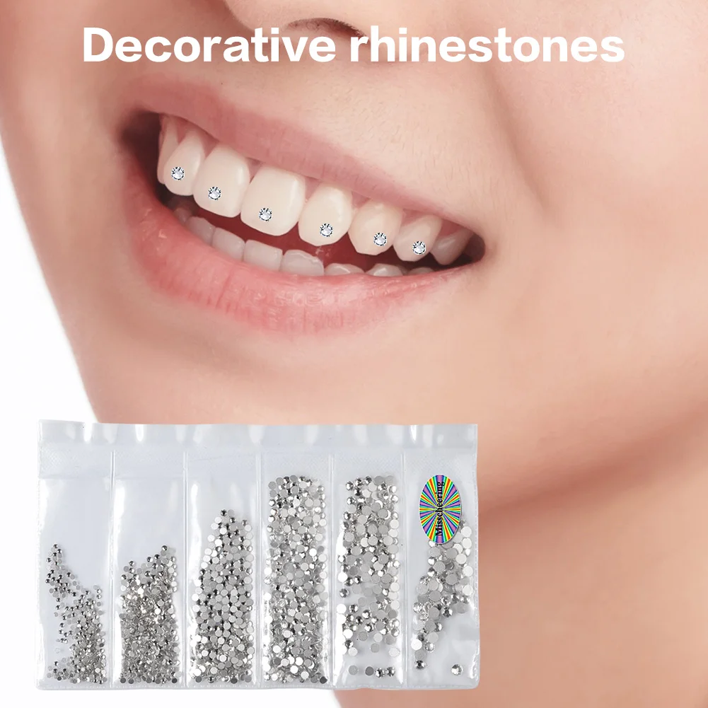 Dental Rhinestones Tooth Stones Teeth Decoration Tooth Rhinestones Tooth Crystal Teeth Whitening