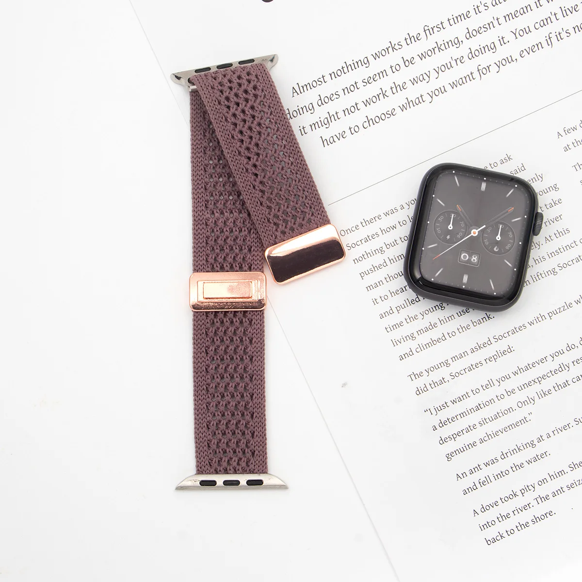 Braided Loop Nylon Strap for Smartwatch - Durable and Stylish Replacement Bracelet Band