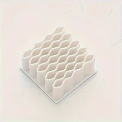 Compact Ointment Storage Box with 32 Durable Compartments - Space - Saving Desktop Organizer (White)