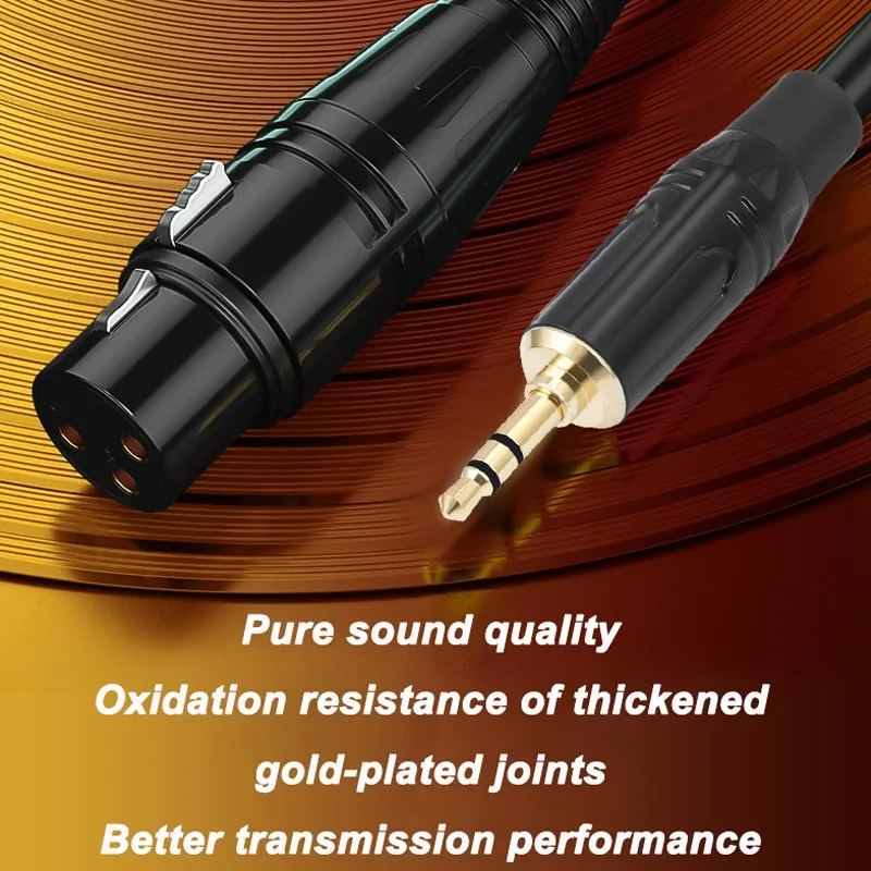 Premium XLR to 3.5mm Jack Balanced Audio Cable