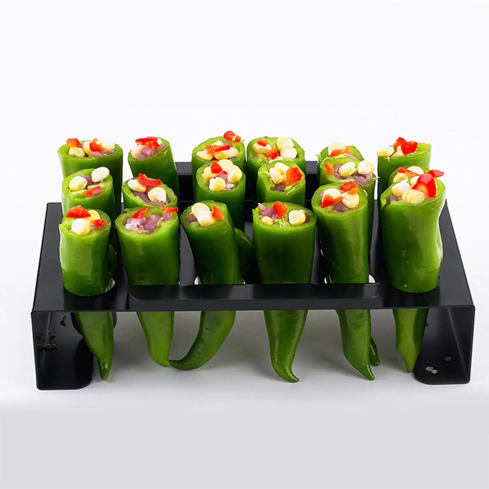 Jalapeno Grill Rack BBQ Accessories Popper Grill Rack for Oven Chicken Legs