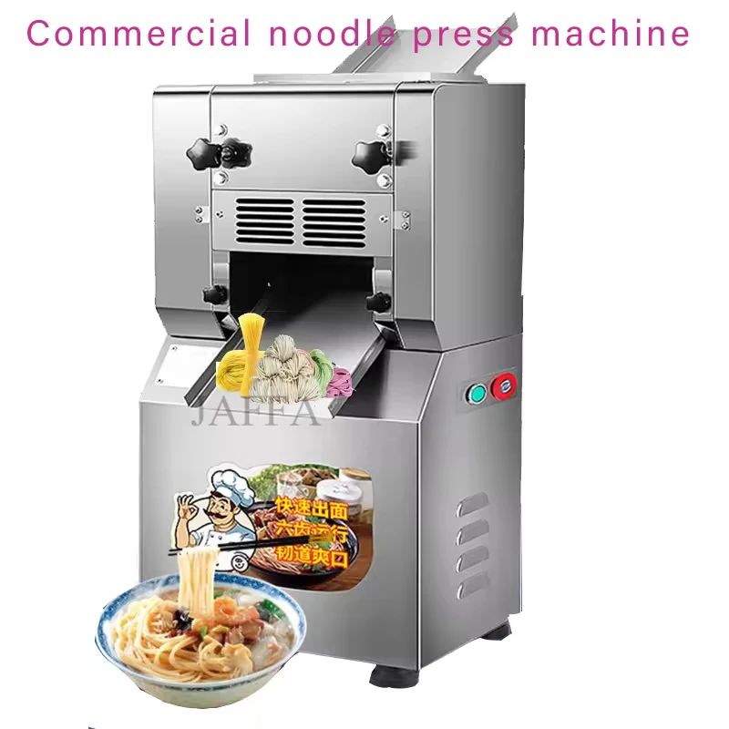 Description Picture 4 of itemNoodle Press Machine Electric Dough Roller Stainless Steel Desktop Pasta Commercial Kneading Dumpling Pasta Maker 220V