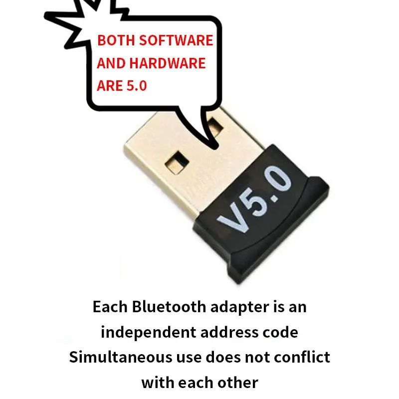 Audio Adapter Bluetooth Adapter Usb5.0 Wireless Receiver Transmitter audio adapter