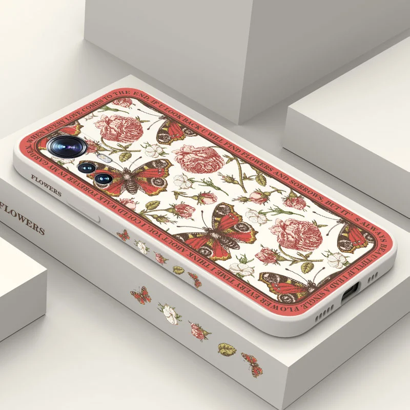 Classicism Flower Design Phone Case