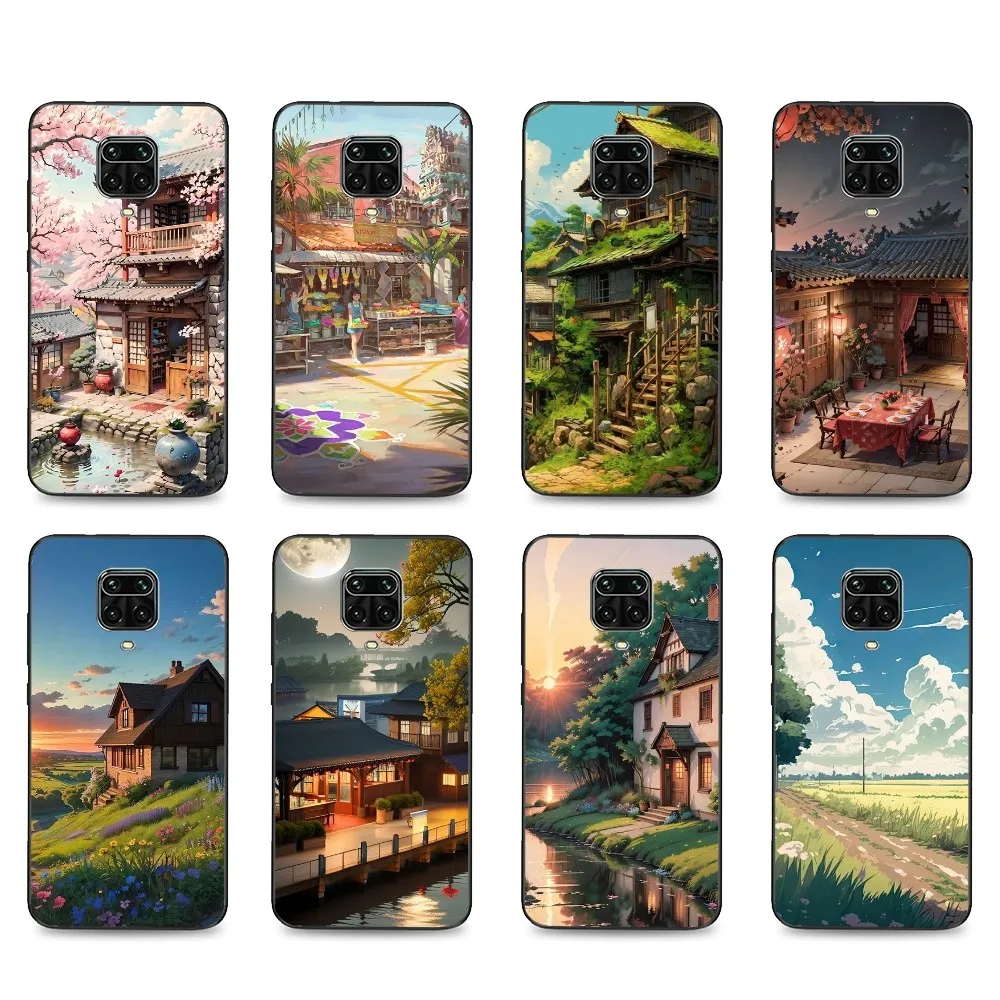

Anime Hand Painted Phone Case For Xiaomi Mi 5X 8 9 10 11 12 lite pro 10T PocoX3pro PocoM3 Note 10 pro lite