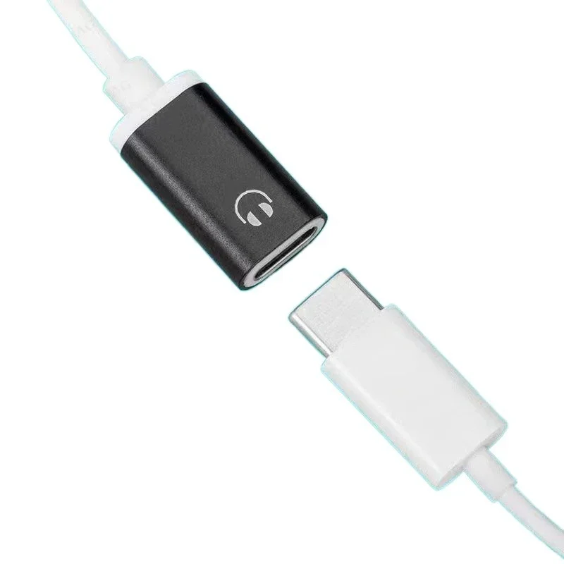 Little Pods Otg Ce 3.5mm 휴대전화 어댑터 변환기 USB 남성에서 유형 C 여성 광포함