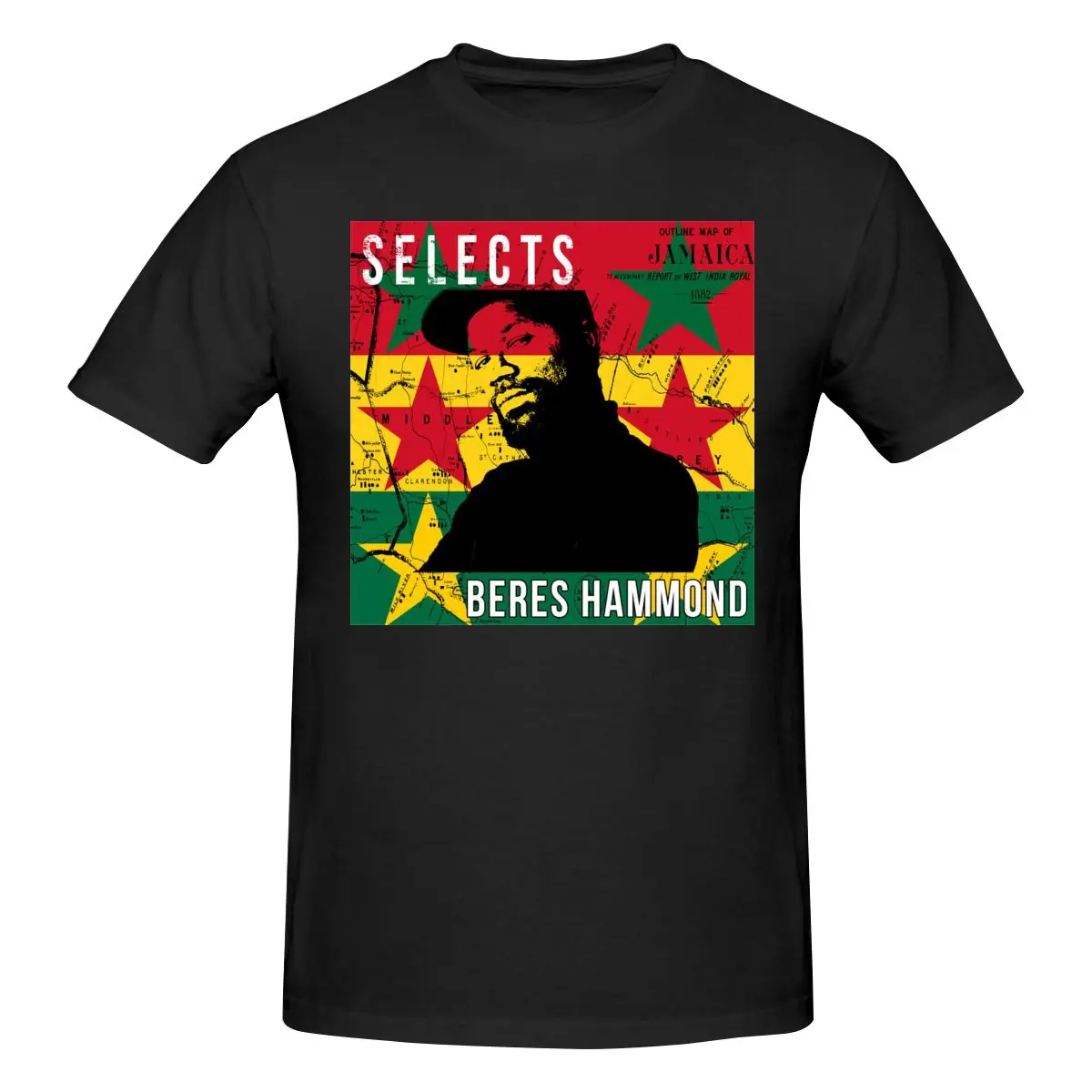 Классическая хлопковая футболка унисекс Beres Hammond для мужчин и женщин, Классическая футболка