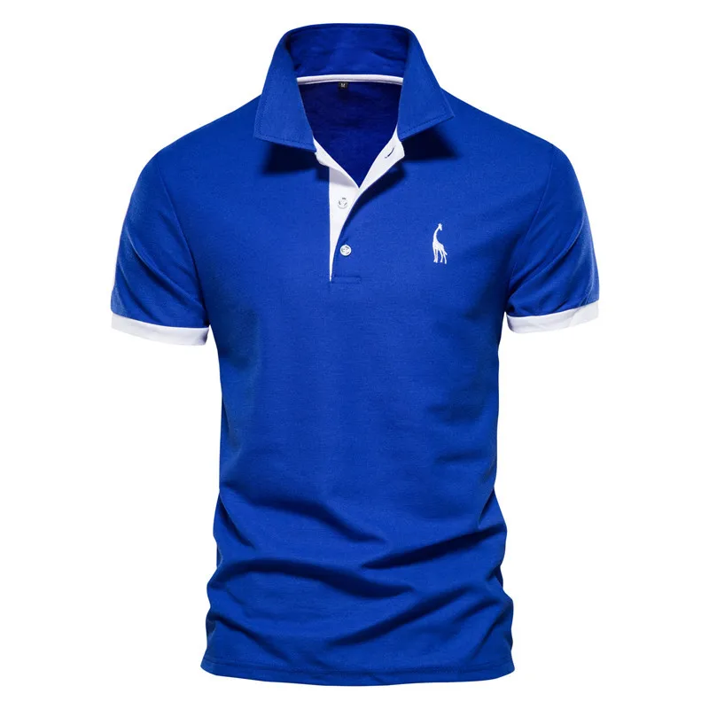 Men's Polo Shirt Short Sleeve for Men 5XL casual short sleeved shirt short sleeved shirt