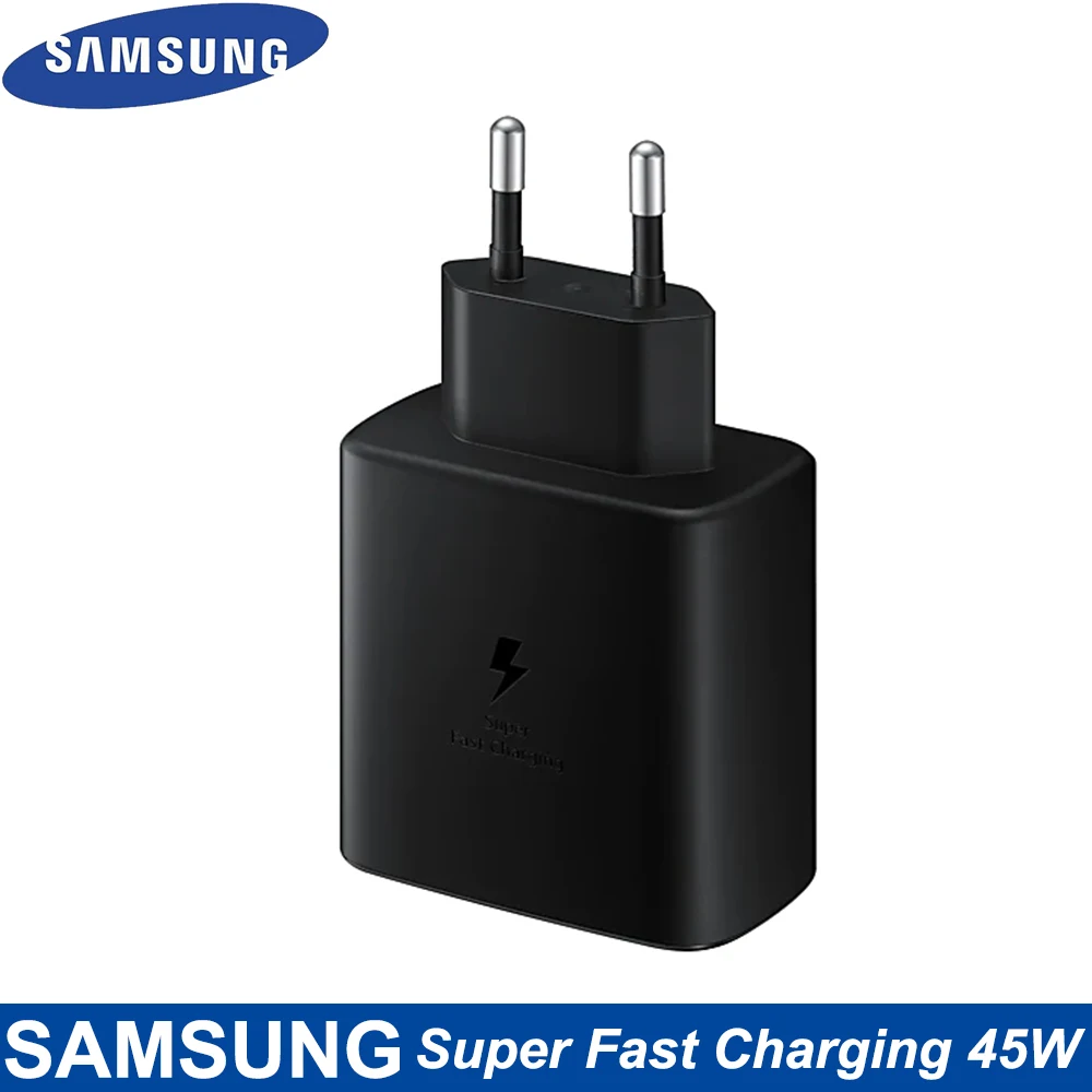 For Samsung Fast Charger 45W Fast Type C Adapter Cable for Samsung GALAXY Note 10 20 S20 Plus S20 Ultra S21 A71 A80 A91 65w usb c charger