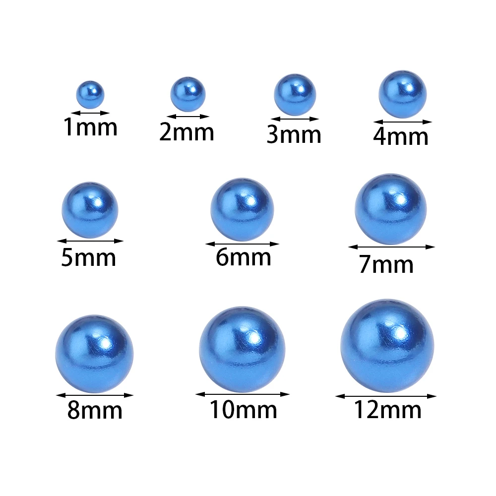 Colorful Imitation Pearl Beads for DIY Crafts and Decorations