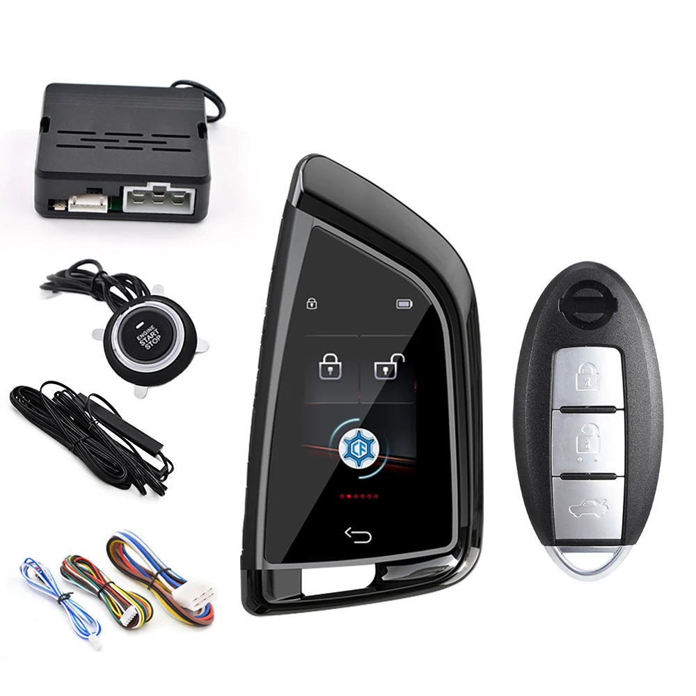 EFHIPS 2G GSM Car Alarm With GPS Tracking Remote Start Pke, 56 OFF