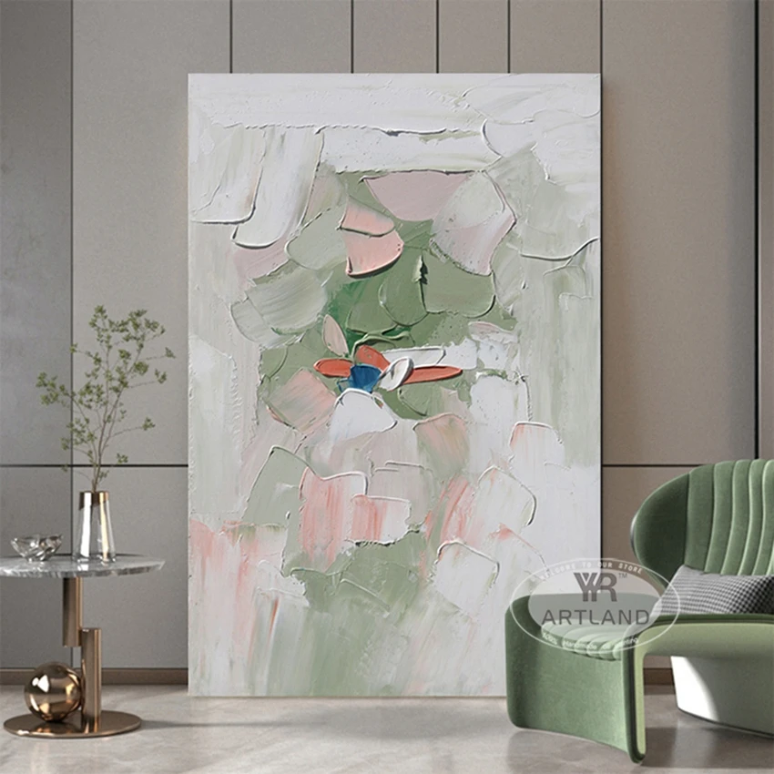 

Nordic Abstract Painting Natural Landscape Thick Oil Handmade Oil Painting Home Decoration Bedroom Dining Room Living Room Mural