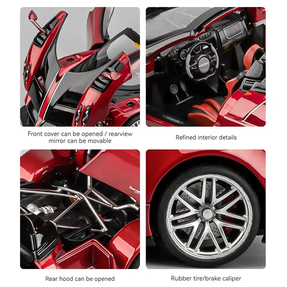 Marketplace - Pagani Huayra BC 2016 Rouge Dubaï/Carbone - Autoart