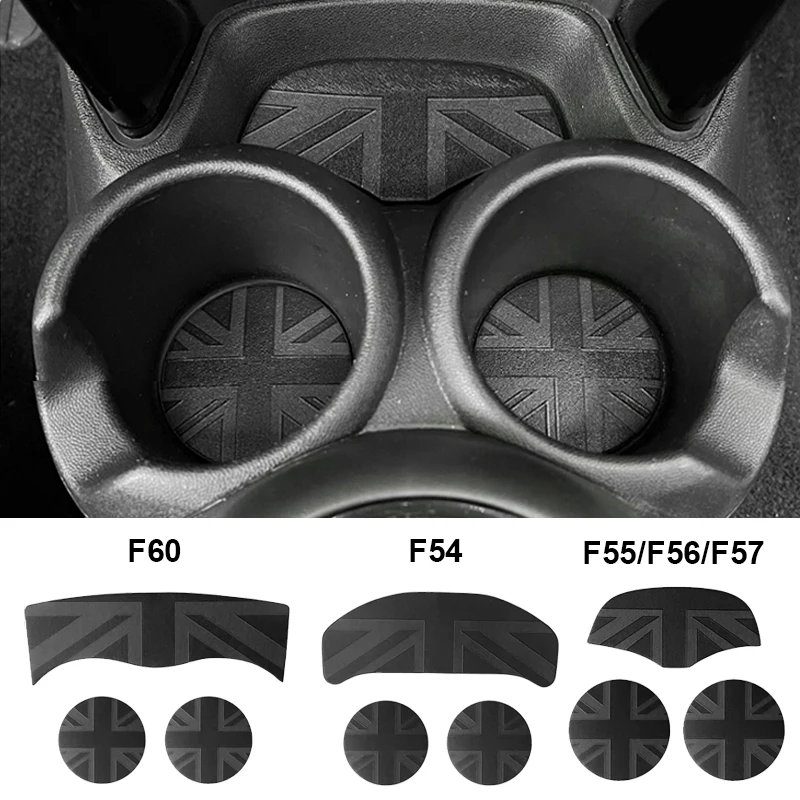 Car Cup Holder Anti-Slip Insert Coaster Mat For MINI Cooper S JCW Clubman F54 F55 F56 F57 F60 Countryman