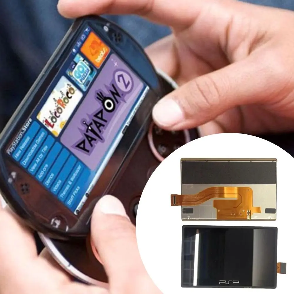 Accessories Spare Parts Game Console Screen Repairing Backlight Touch Screen Original Digitizer for PSP GO