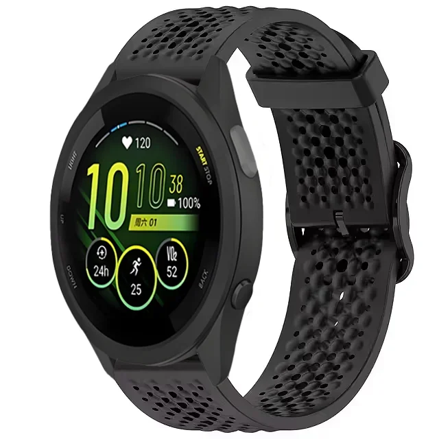 Premium Silicone Sports Wristband, 20mm & 22mm, Compatible with Multiple Smartwatches