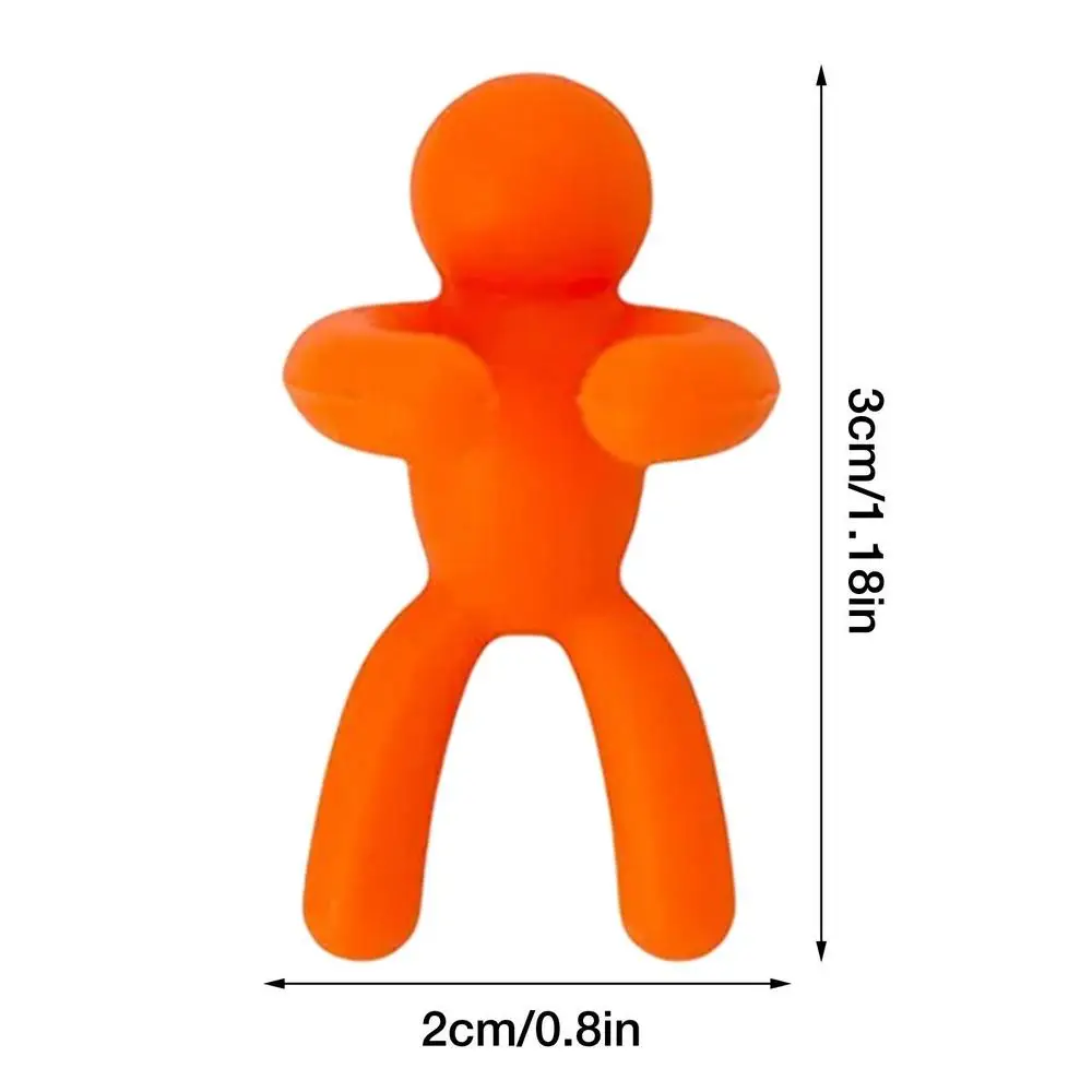 Description Picture 5 of item12Pcs Small Man Drink Markers Wine Glass Tags Drink Charm Cocktail Picks Gel Small Man Wine Cup Marker Red Wine Cup Mark