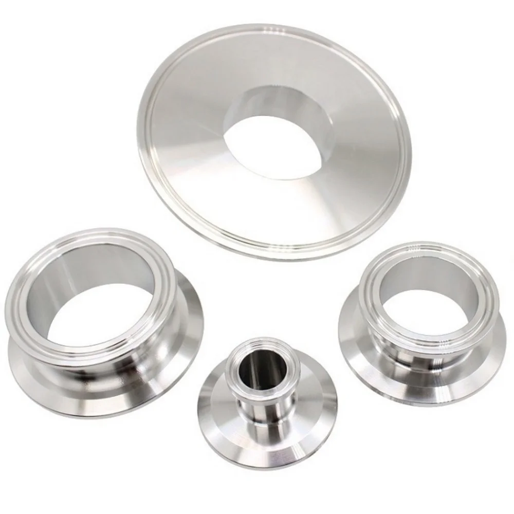 Short Type Tri Clamp Reducer OD 64mm x OD 91mm, Height 25mm,Sanitary Stainless Steel 304 Connector