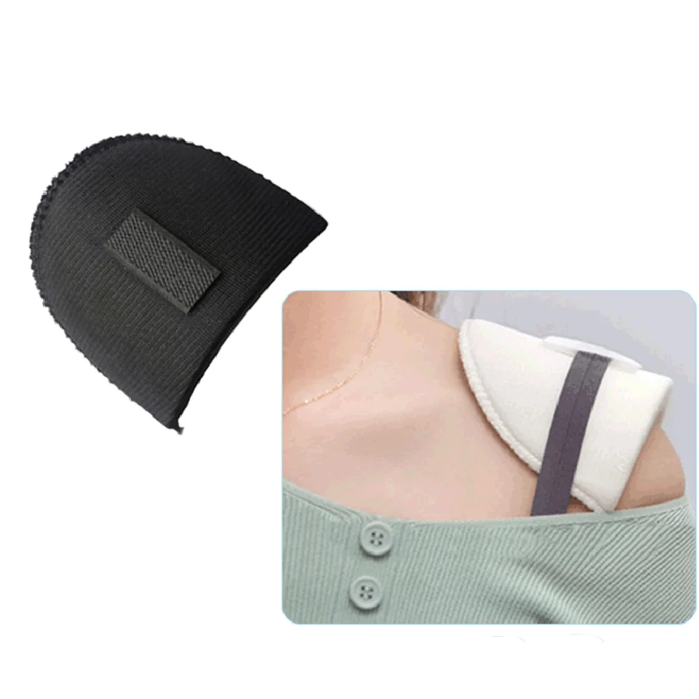2Pcs Sponge Shoulder Pad Unisex Anti-slip Shoulder Artifact Overcoat T-Shirt Clothes DIY Apparel Sewing Ingredients Accessories shoulder pads